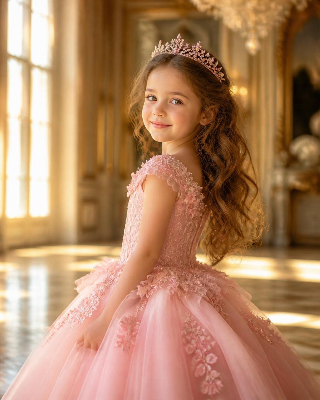 Ensaio fotográfico infantil temático de princesa — Pekeninos